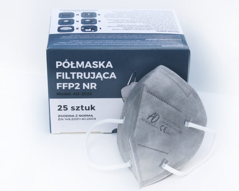 Maska FFP2 szara